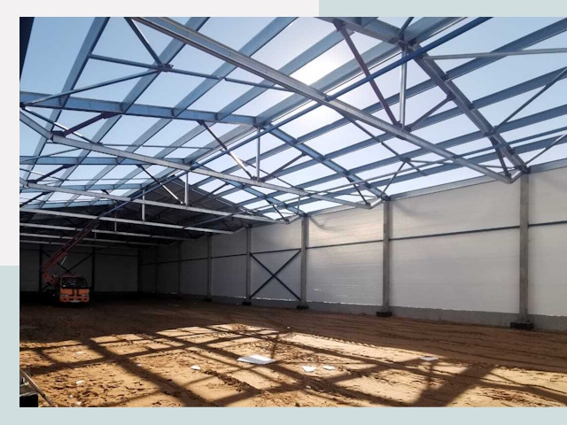 Строительство сенохранилищ в Феодосии