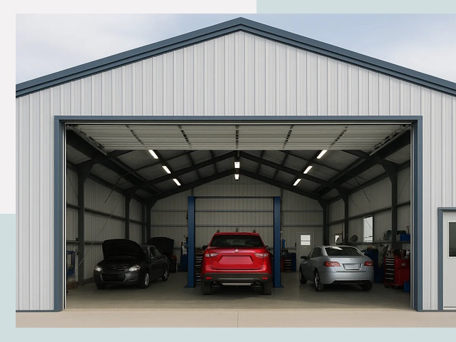 Ангары из сэндвич панелей от 609 руб. в Феодосия