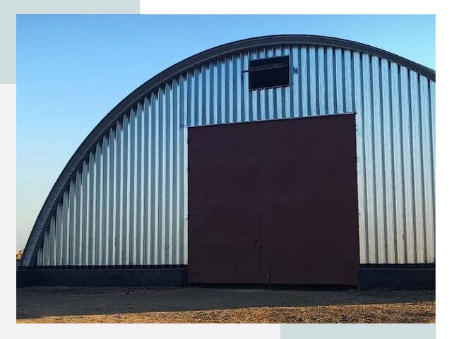 Бескаркасные ангары в Феодосии