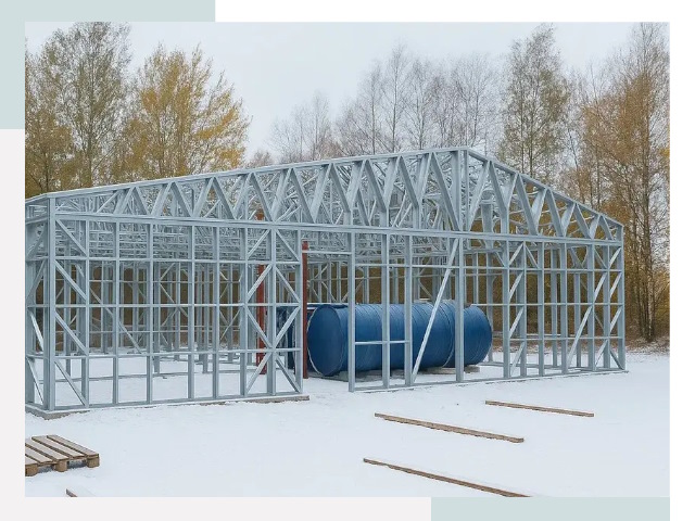 Металлические ангары в Феодосии