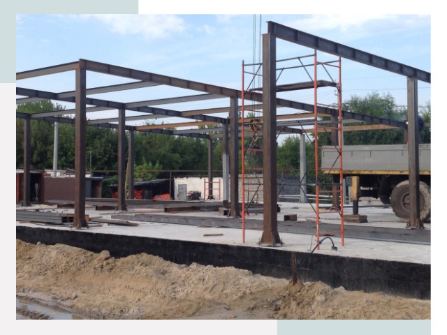 Фундамент для ангаров в Феодосии