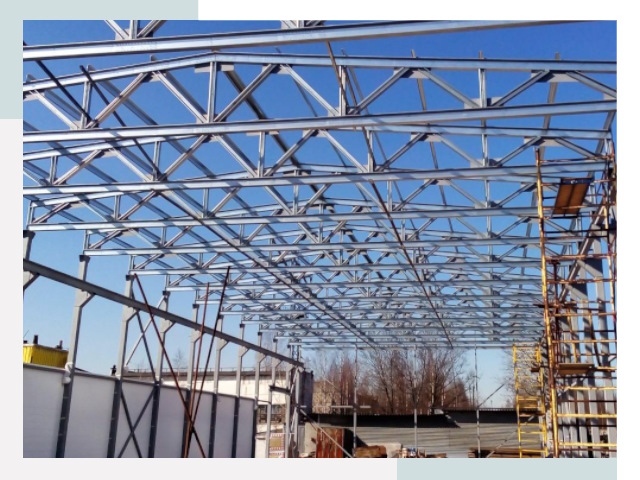 Металлокаркасы для складов в Феодосии