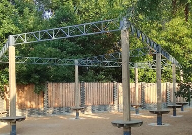 Терраса из металлоконструкций под ключ, проектирование, изготовление и монтаж от СтальСтрой-Фдс